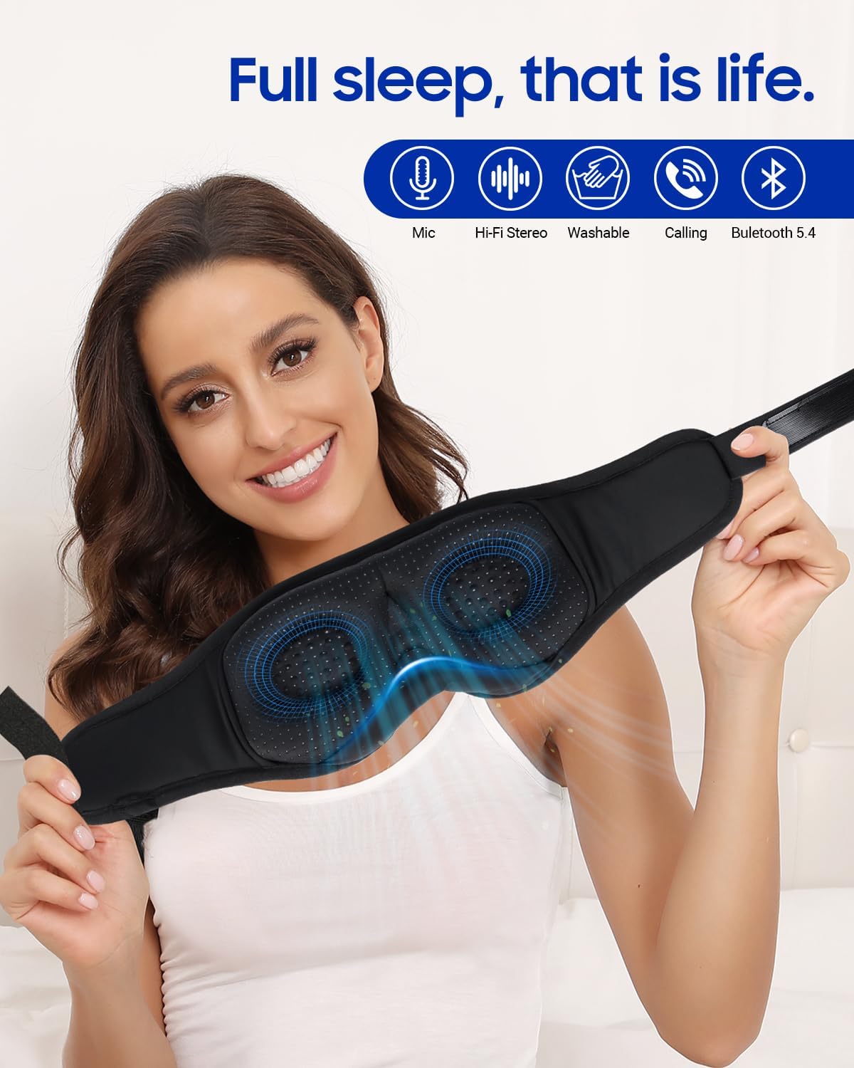 3D Sleep Mask Headphones